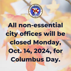 non-essential offices closed for columbus day