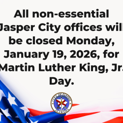 Non-essential city offices closed January 19, 2026 for MLK Jr Day