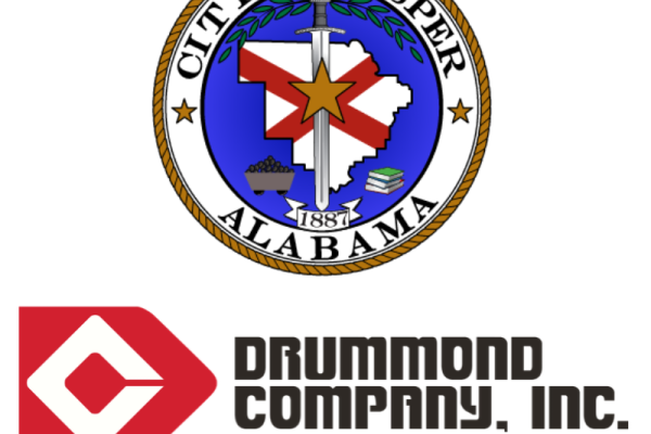 City of Jasper and Drummond Company, Inc. logos