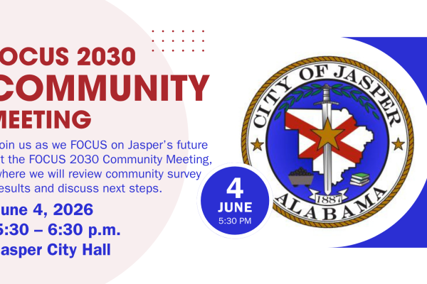 Focus 2030 Community Meeting graphic