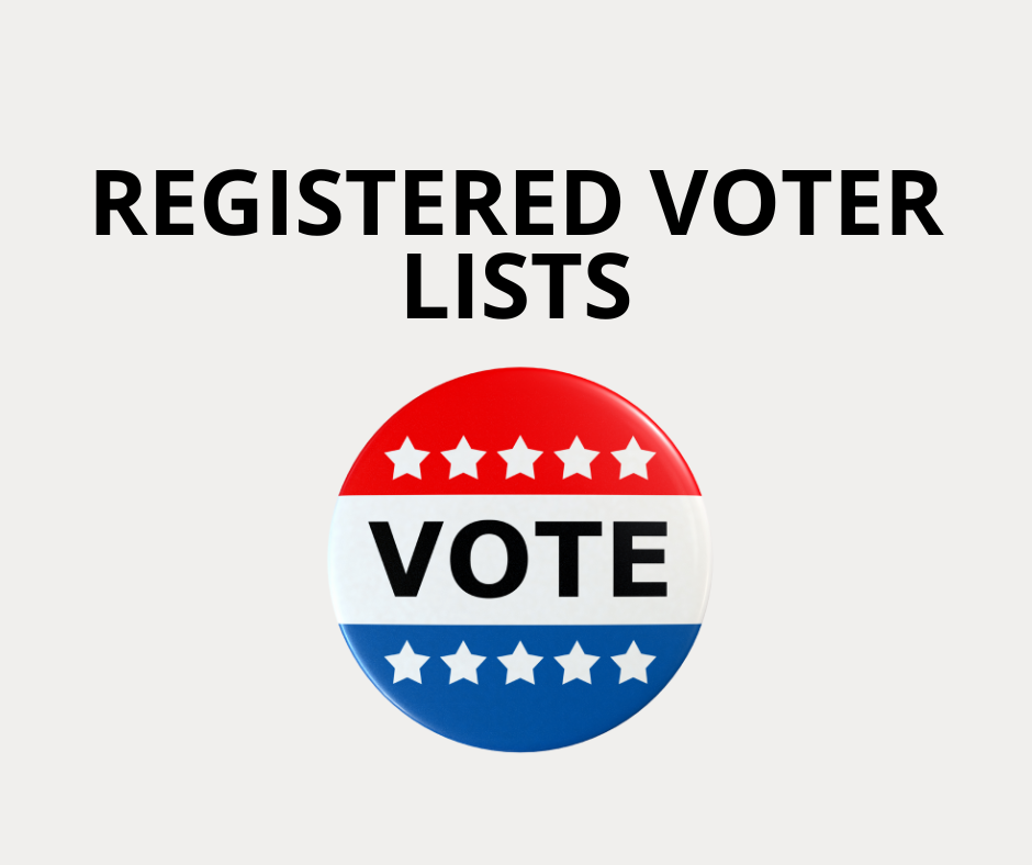 Registered Voter Lists
