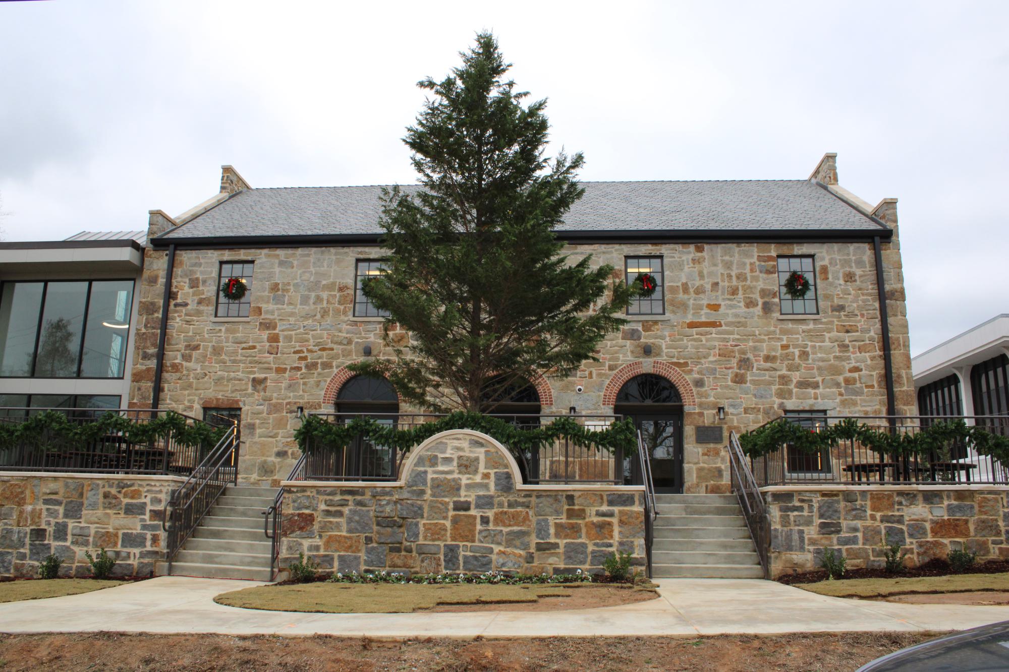 Christmas tree at Jasper City Hall