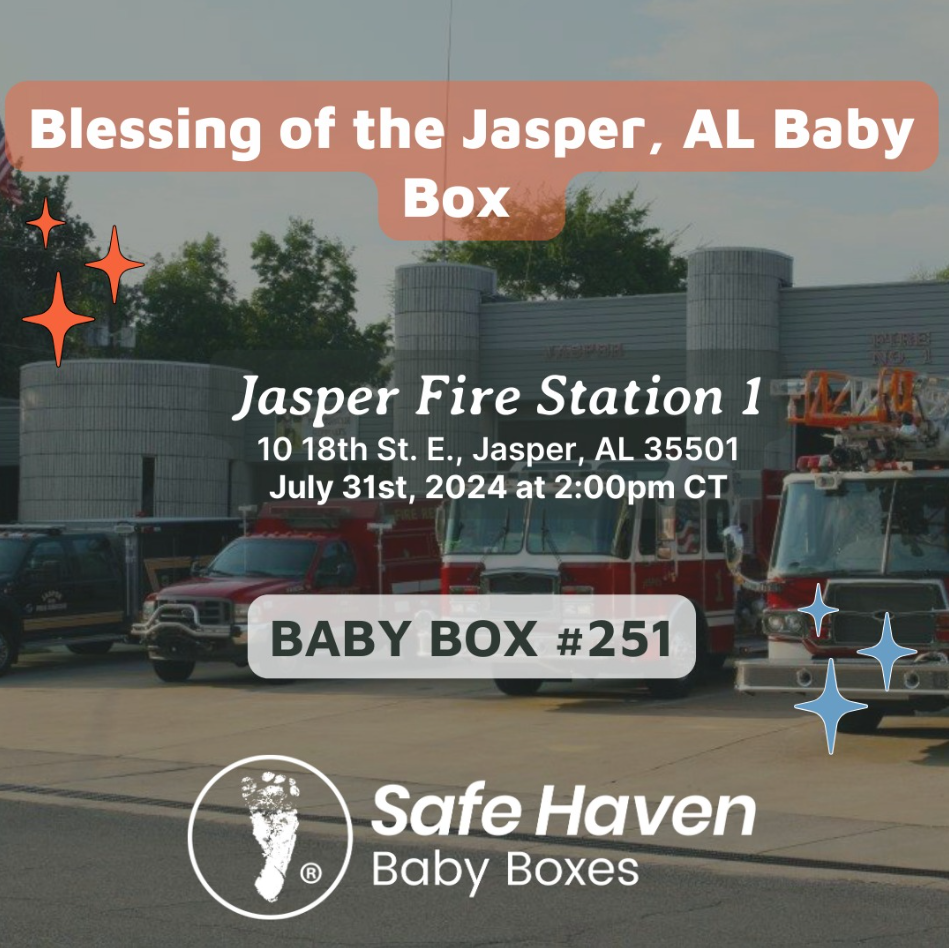 safe haven baby box blessing at 2 pm