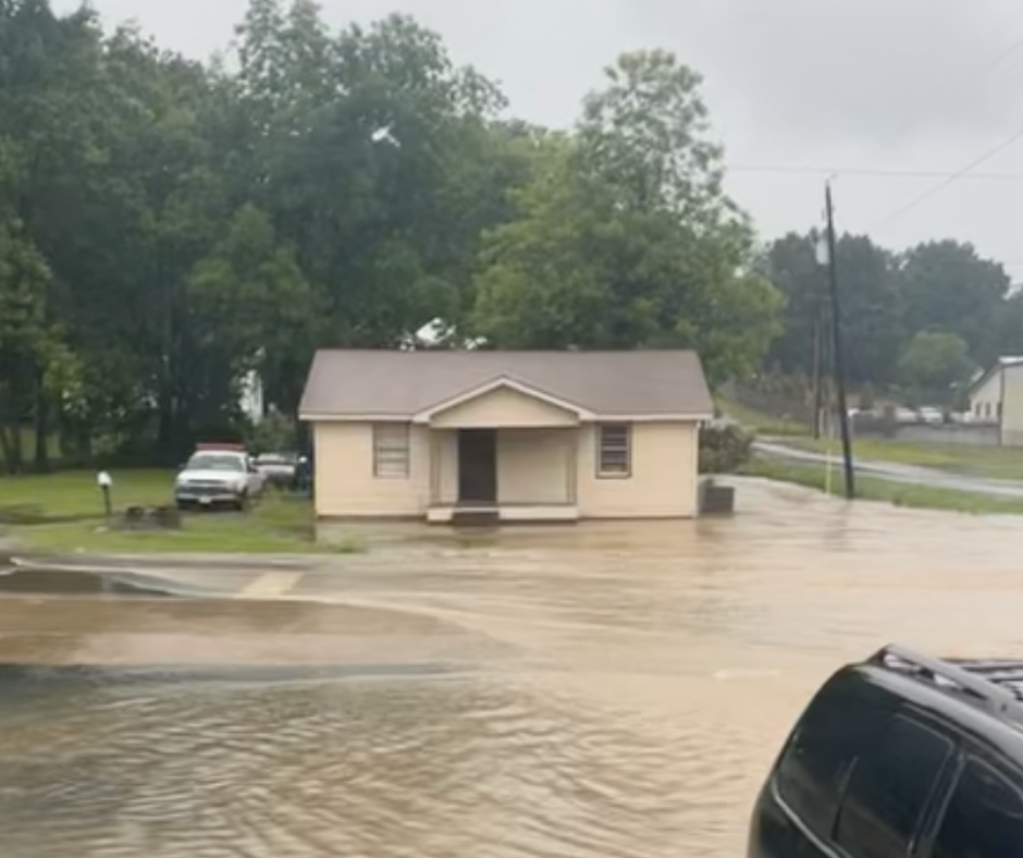 Flooding, district 1 
