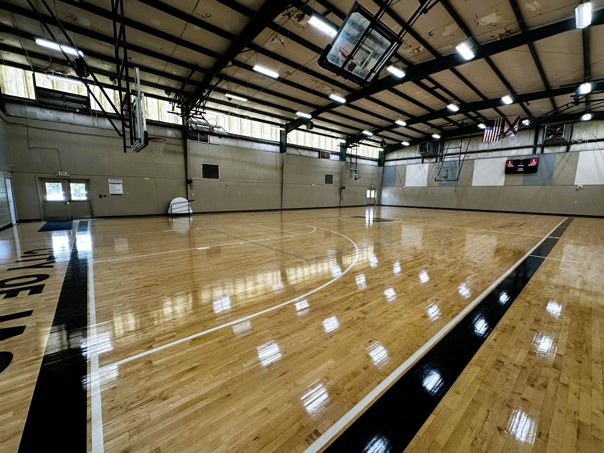 Percy Goode Center indoor courts 