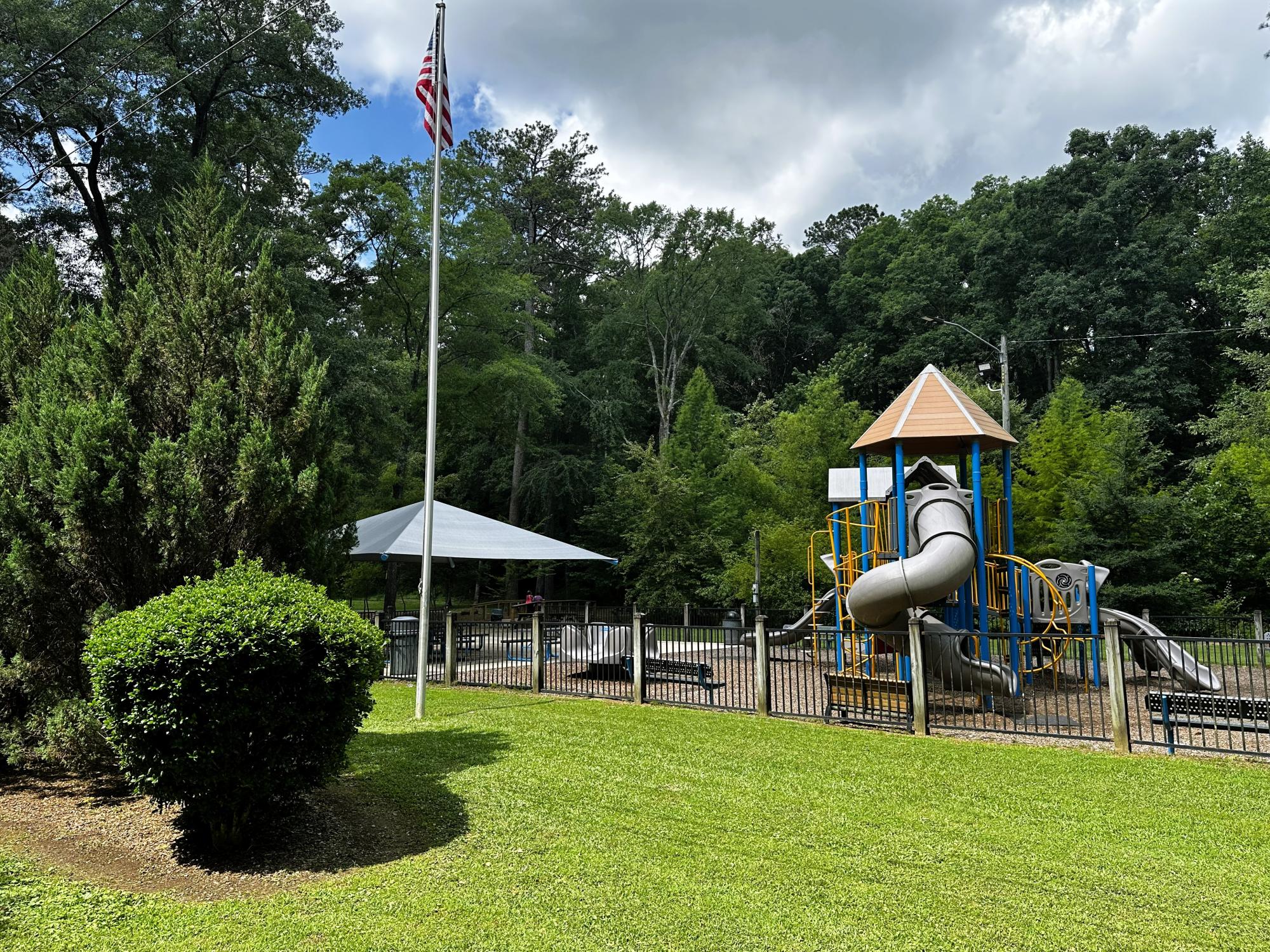Gamble Park playground wide view